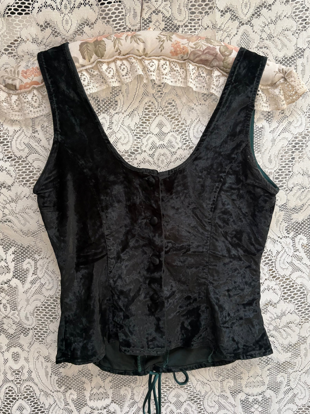 The Emerald Corset Top