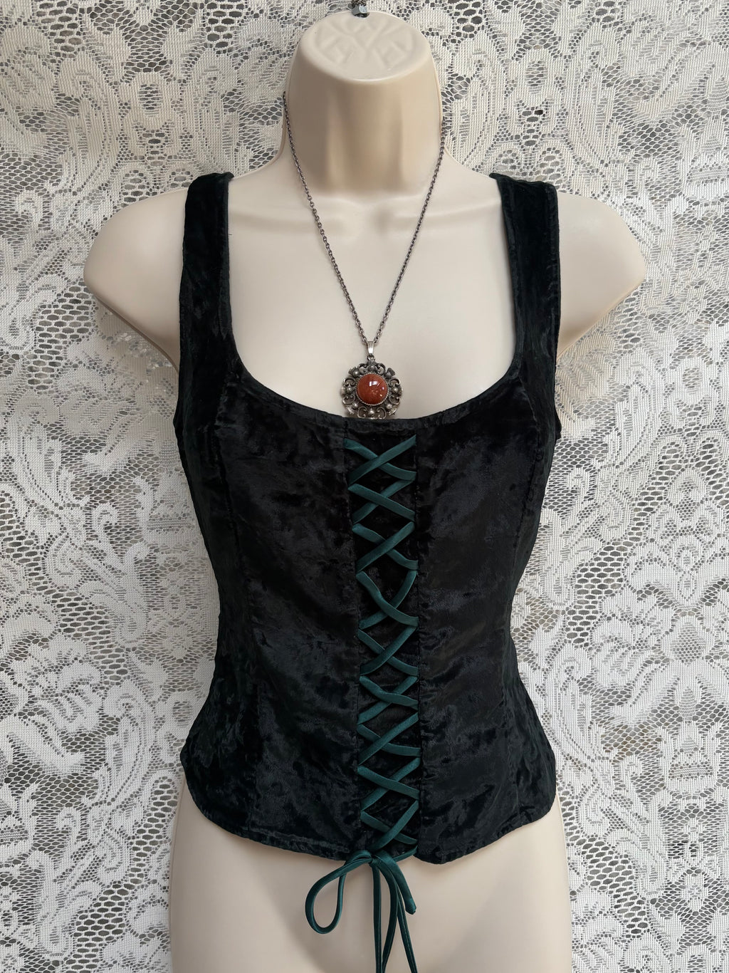 The Emerald Corset Top