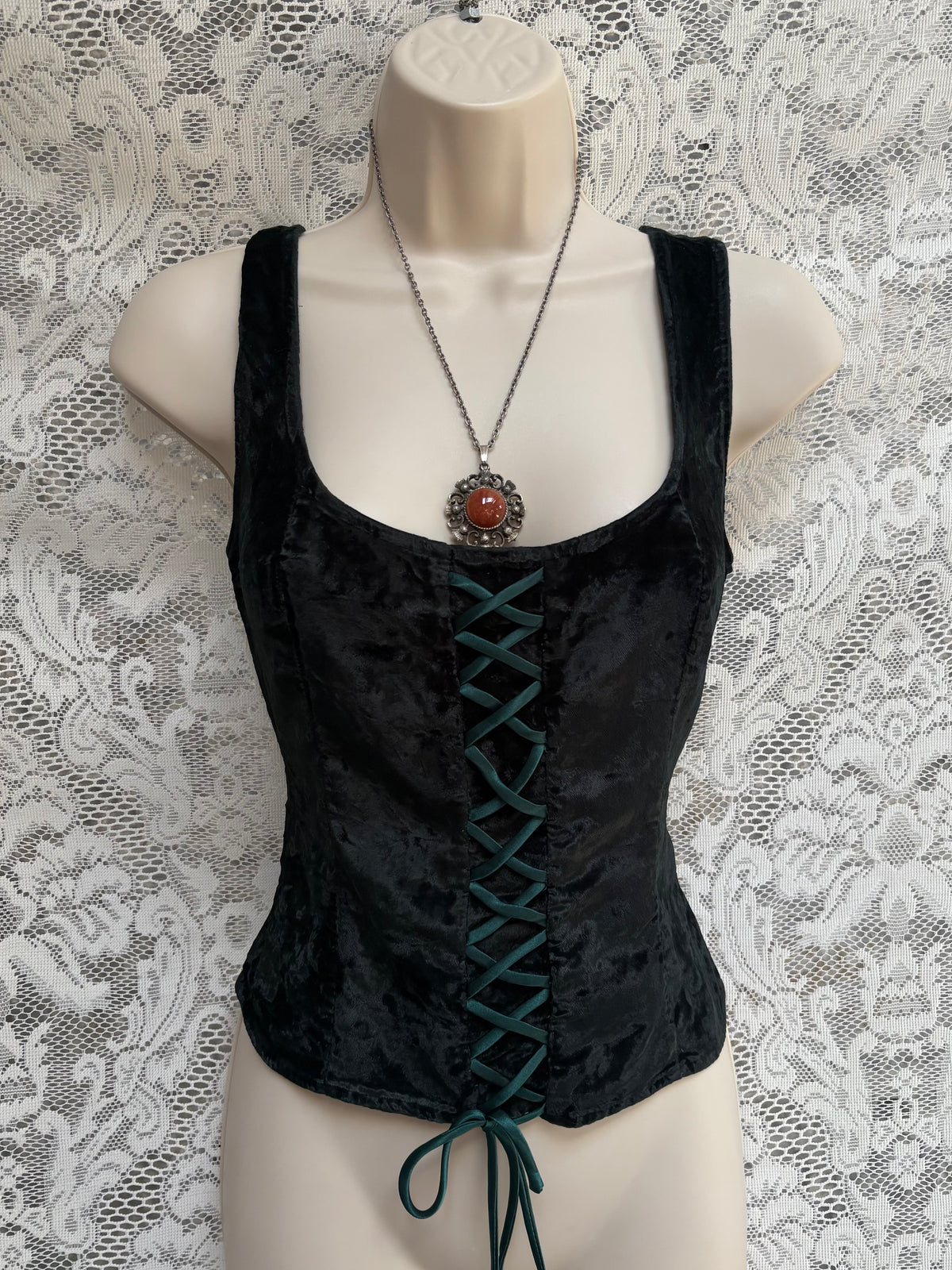 The Emerald Corset Top