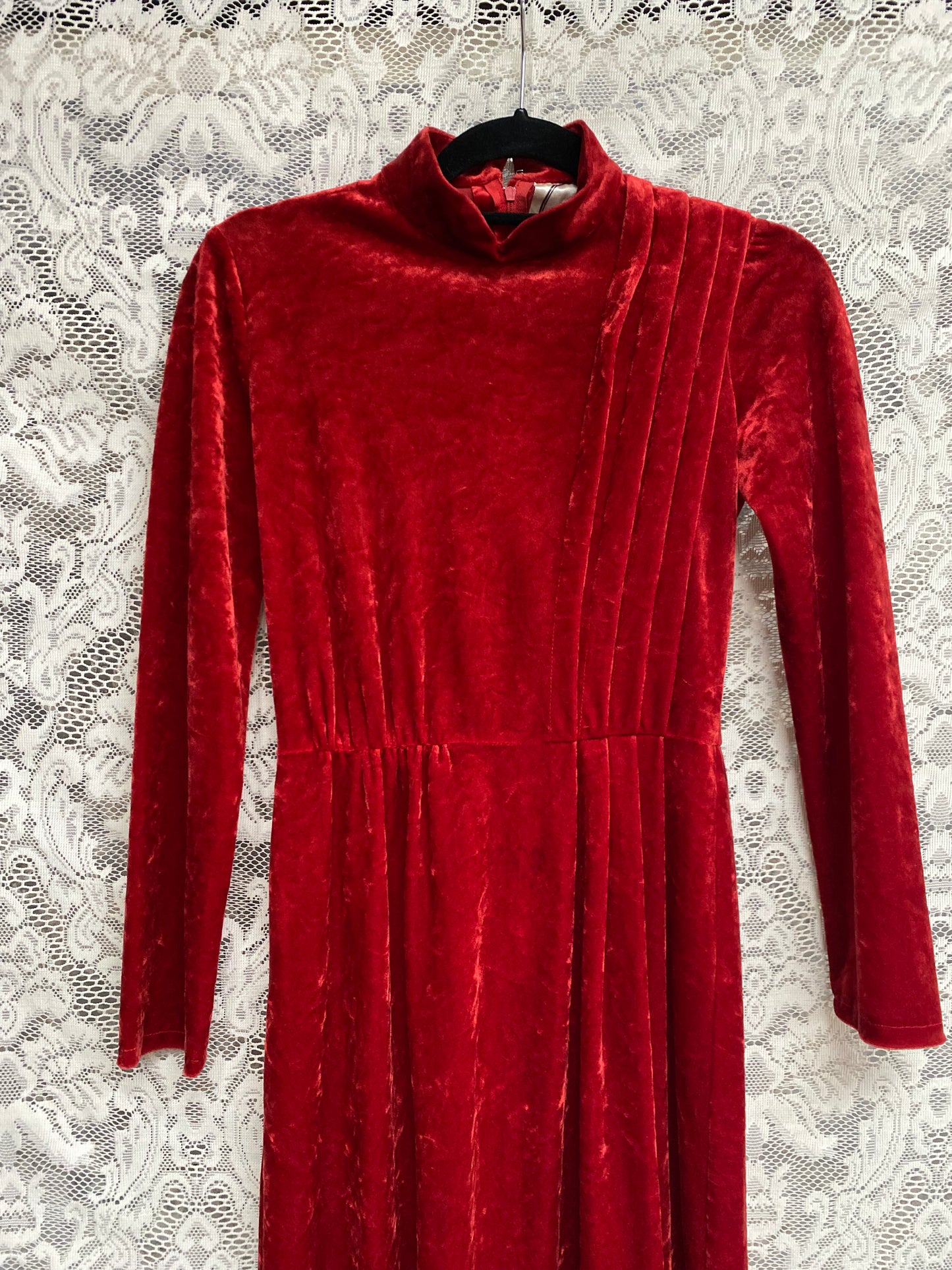 Vintage Velvet Quad Dress