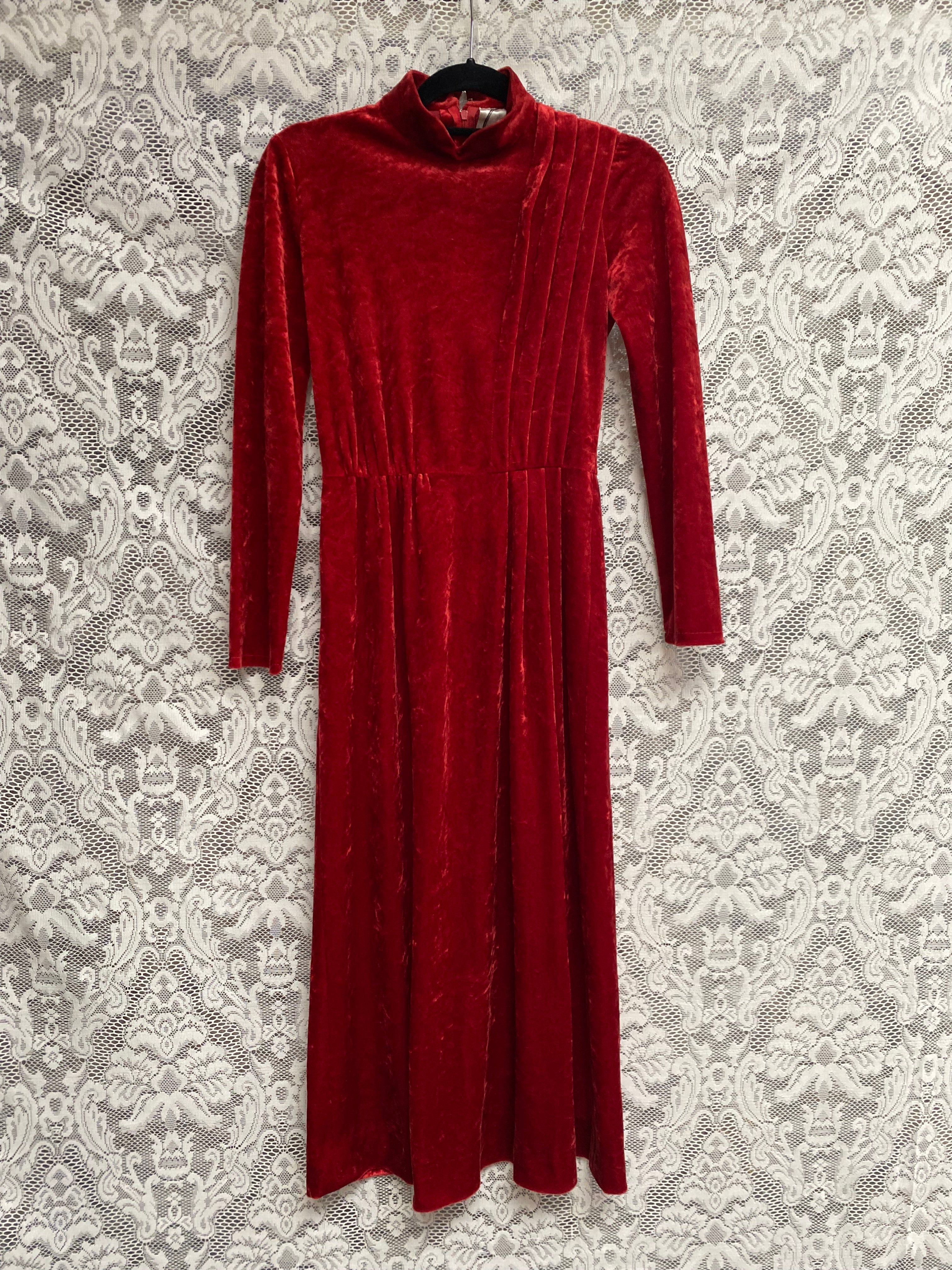 Vintage Velvet Quad Dress – Daisies Junk