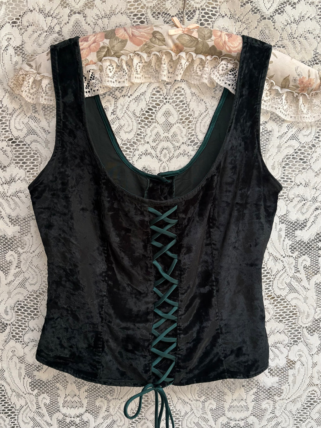 The Emerald Corset Top